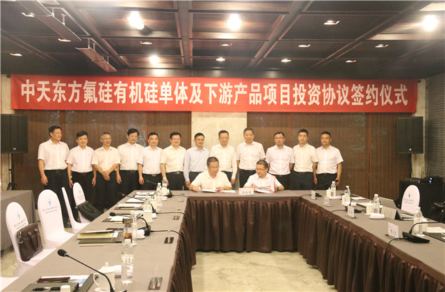 公海赌船710东方氟硅有机硅单体及下游产品项目投资协议正式签约