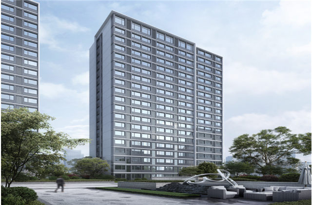 杭州市首座近零能耗住宅建筑临安公海赌船710宸锦学府主体结顶